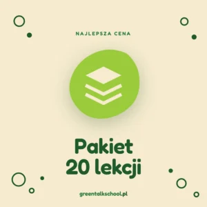 Pakiet 20 lekcji indywidualnych online